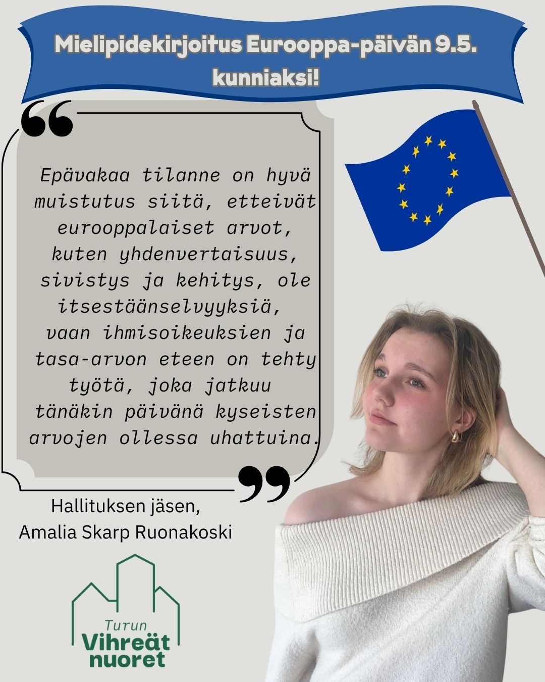 Eurooppalaiset arvot koetuksella – Eurooppa-päivän kannanotto
